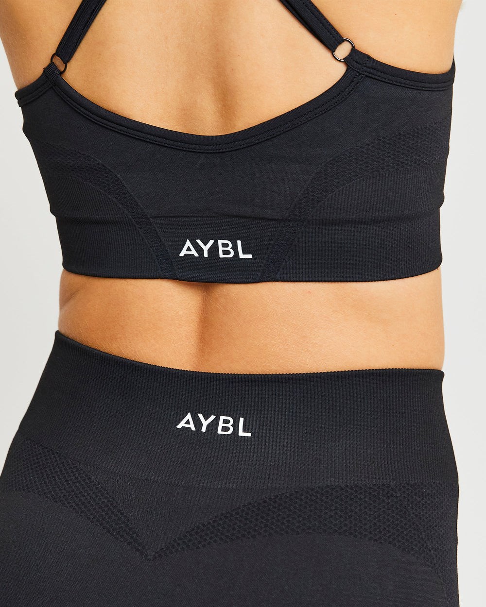 AYBL Motion Seamless Leggings Czarne | 756031-KCN