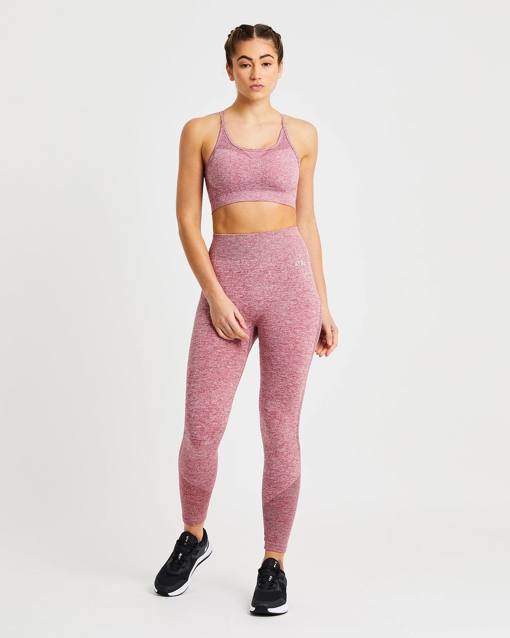 AYBL Motion Seamless Leggings Czerwone | 719082-LAE