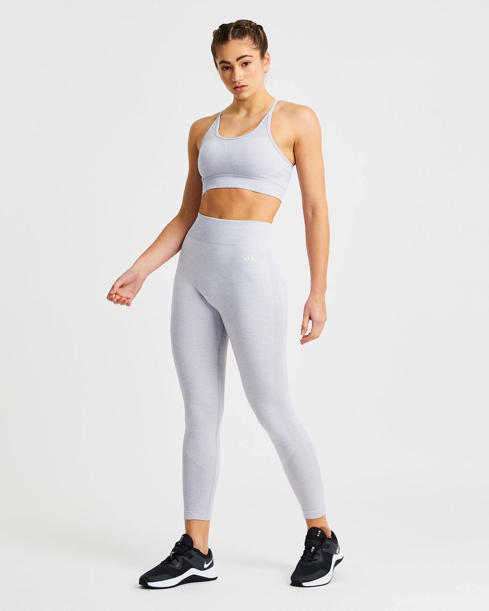 AYBL Motion Seamless Leggings Głęboka Szare | 094873-FCM