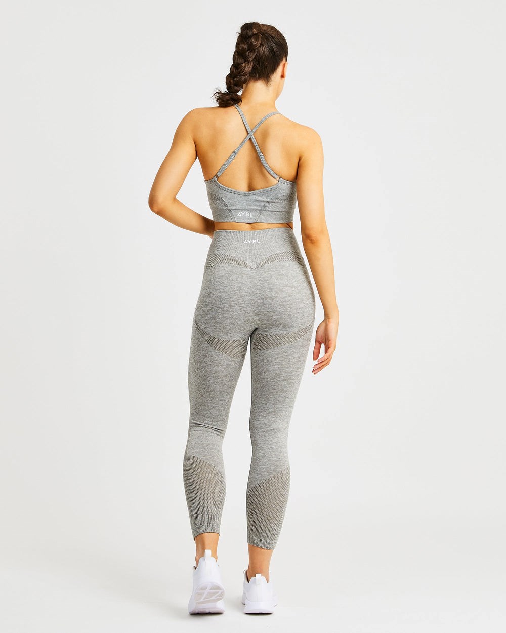 AYBL Motion Seamless Leggings Khaki | 623947-UNC