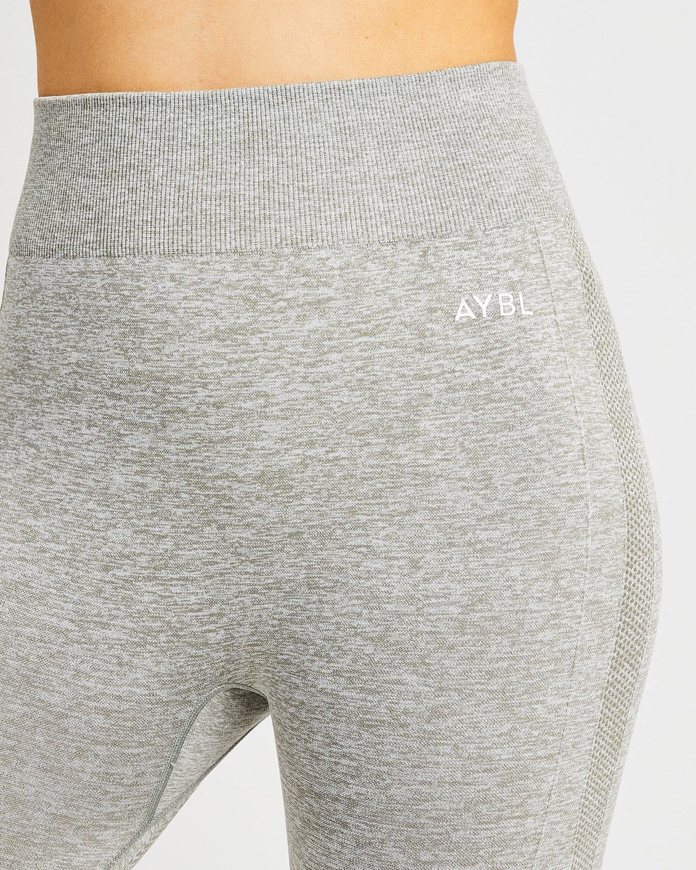 AYBL Motion Seamless Leggings Khaki | 623947-UNC