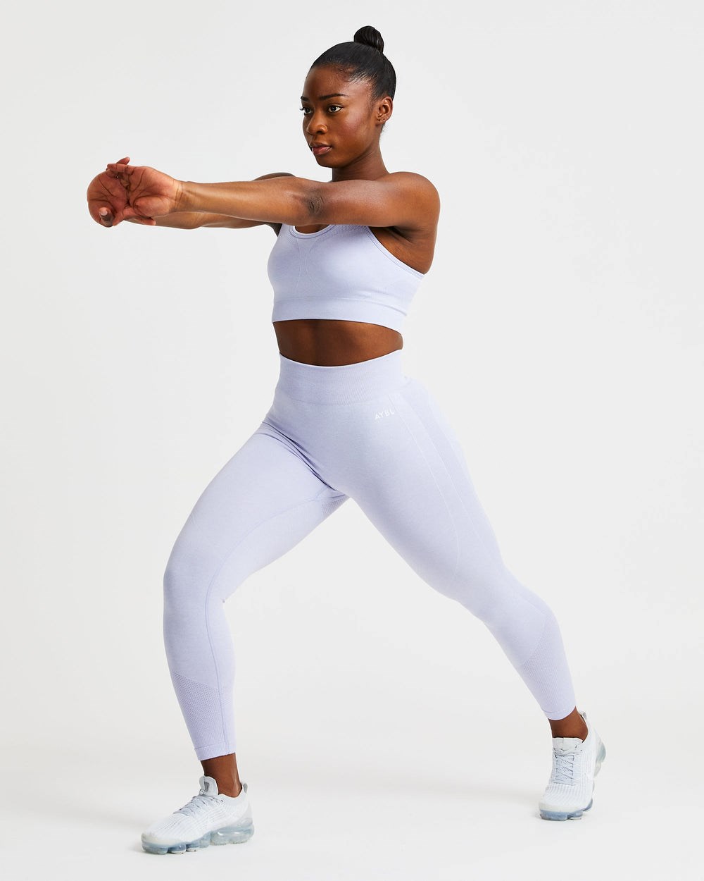 AYBL Motion Seamless Leggings Niebieskie | 198073-XRZ