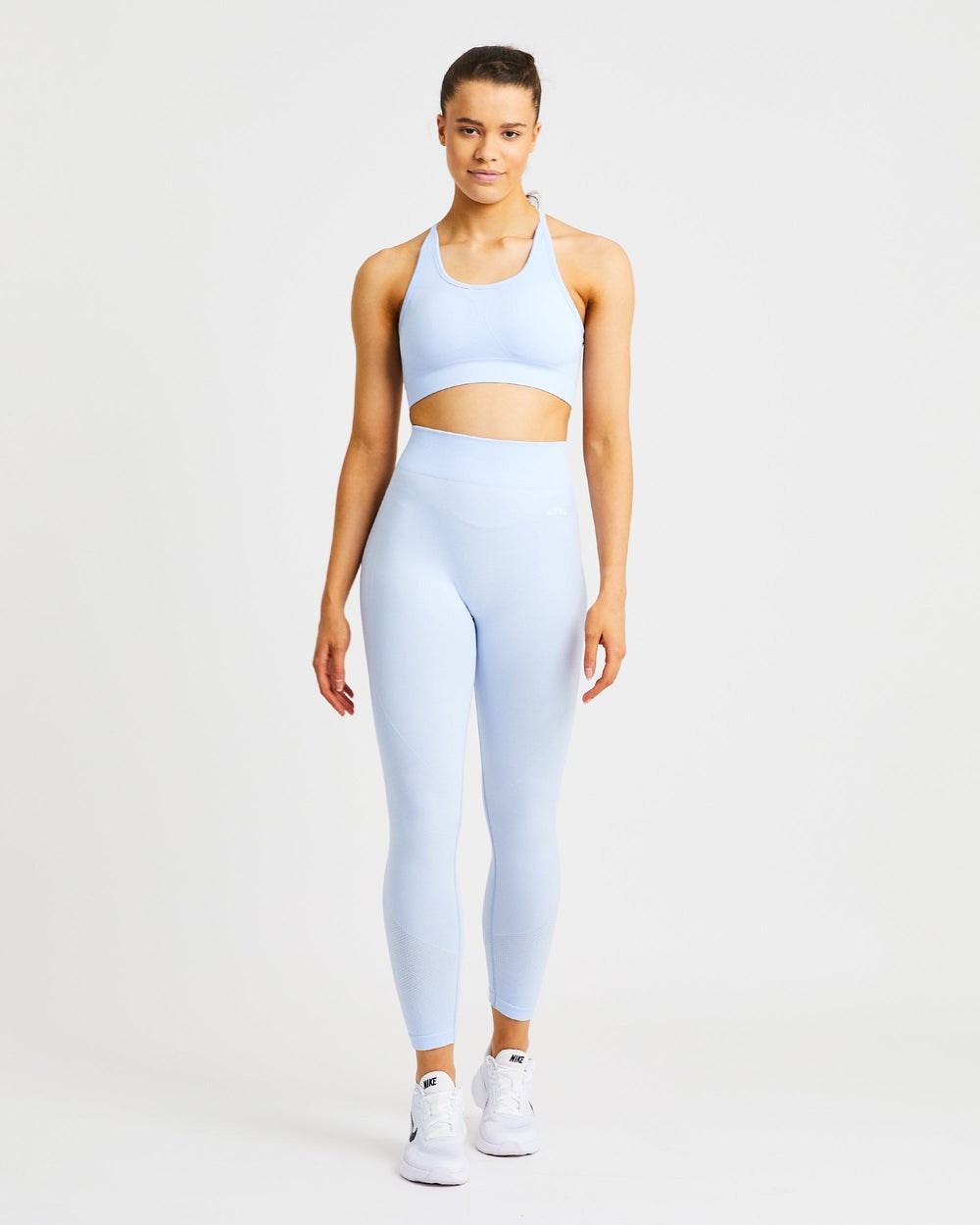 AYBL Motion Seamless Leggings Niebieskie | 602738-WZL