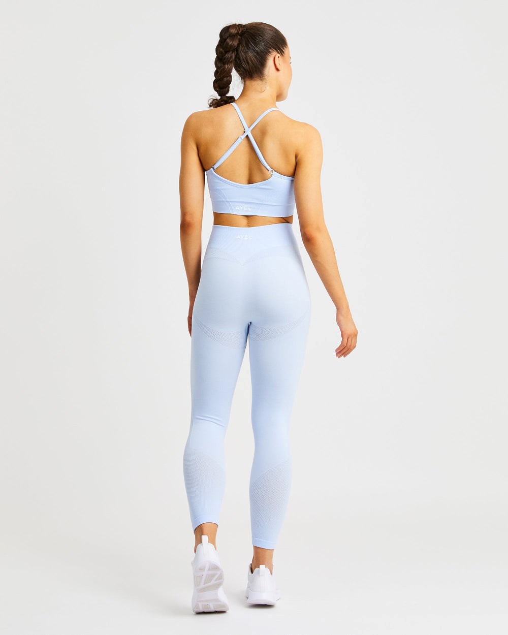 AYBL Motion Seamless Leggings Niebieskie | 602738-WZL