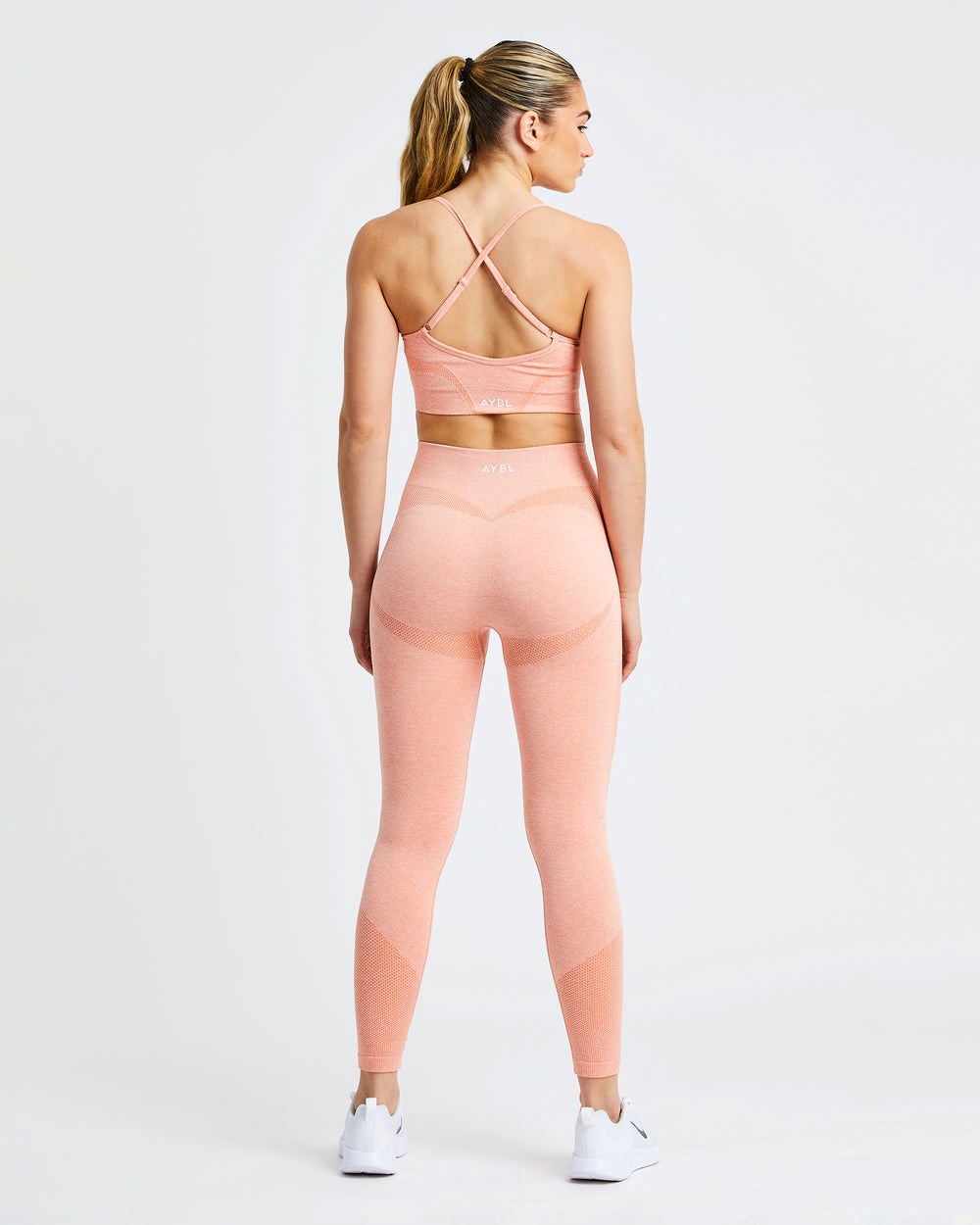 AYBL Motion Seamless Leggings Peach Marl | 821390-WHS