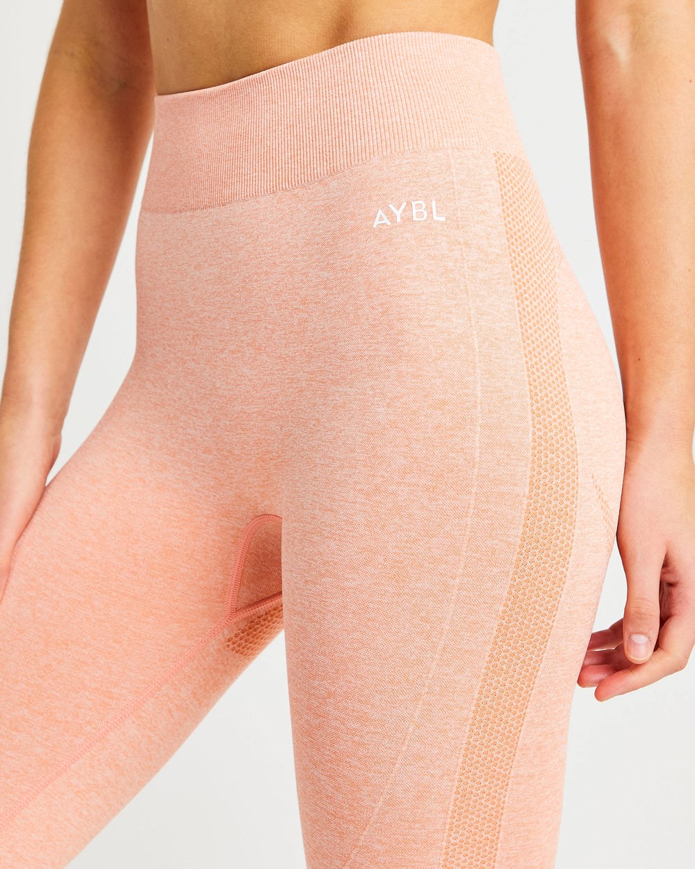 AYBL Motion Seamless Leggings Peach Marl | 821390-WHS