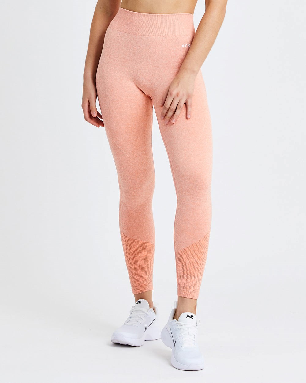 AYBL Motion Seamless Leggings Peach Marl | 821390-WHS