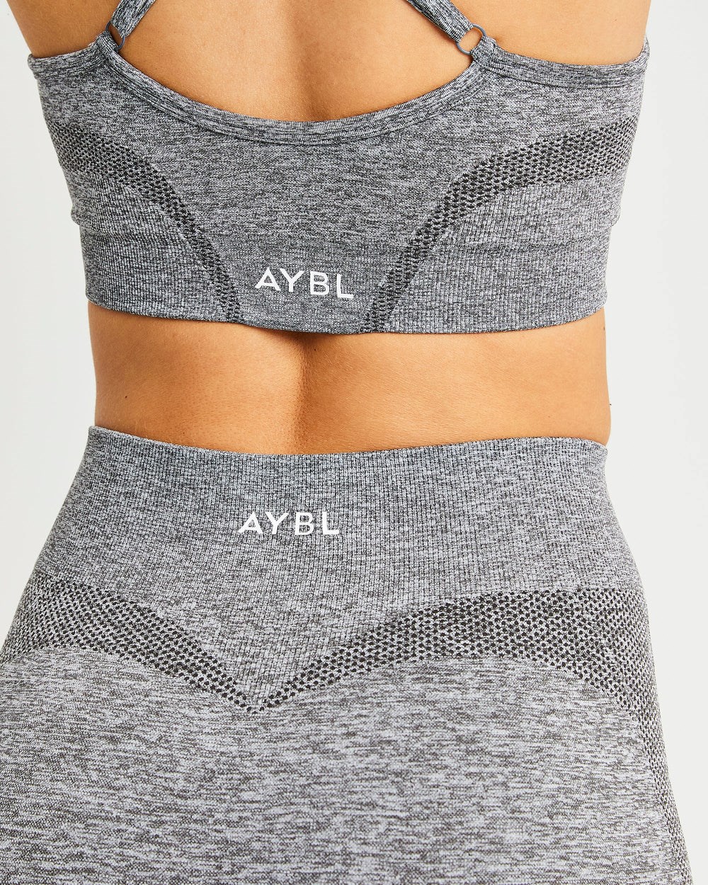 AYBL Motion Seamless Sports Bra Szare | 396087-NET