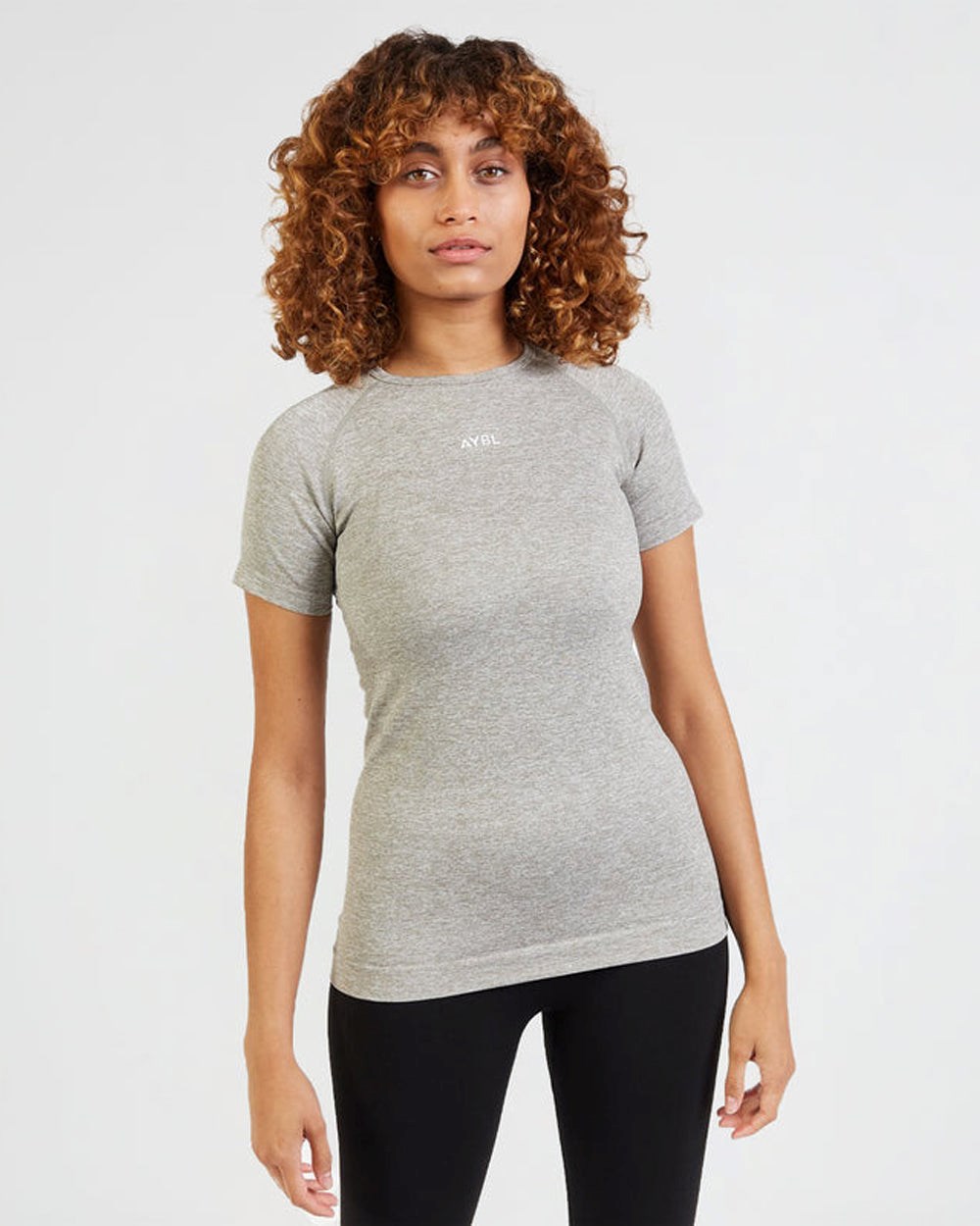 AYBL Motion Seamless T Shirt Khaki | 487236-VWE