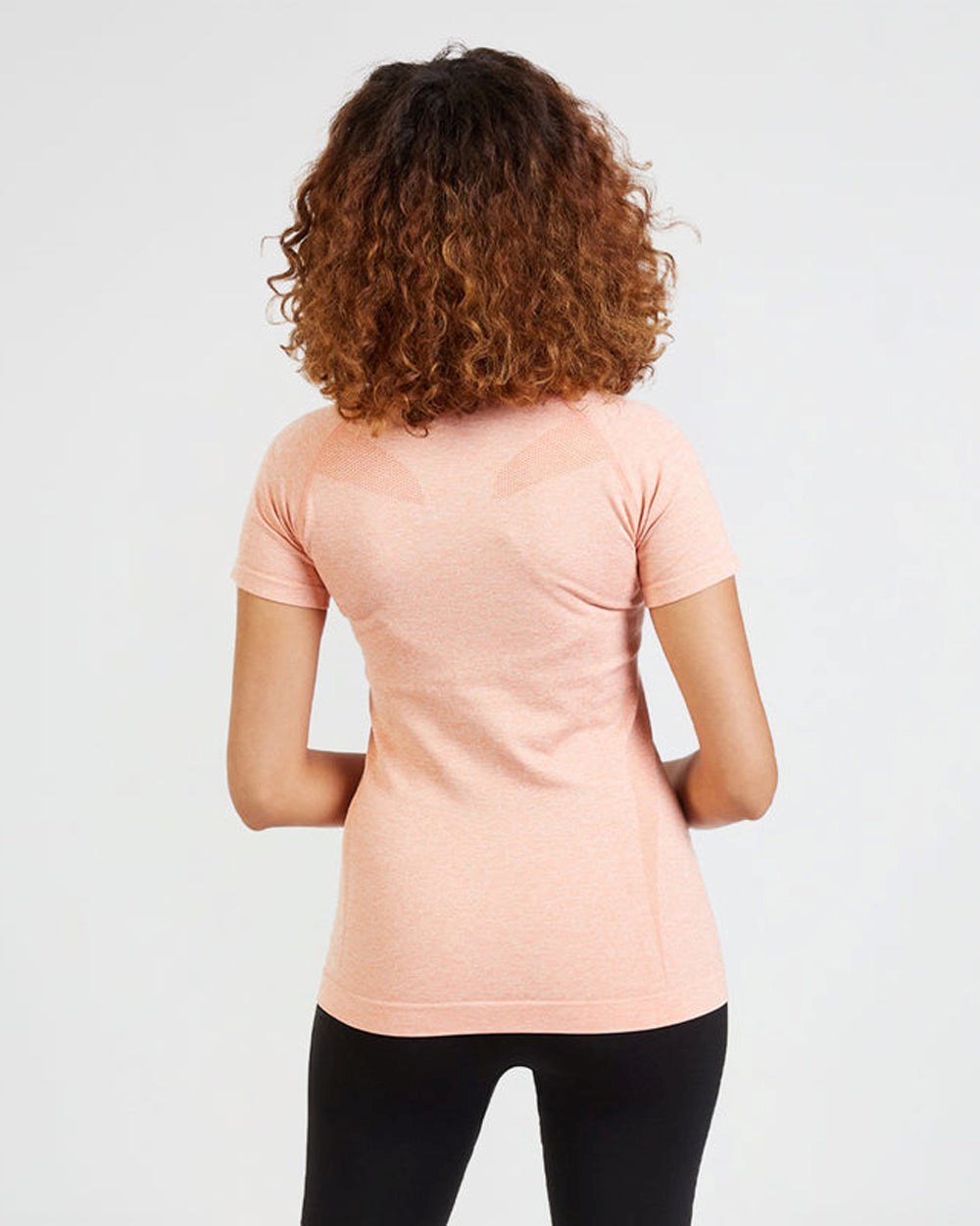 AYBL Motion Seamless T Shirt Peach | 936281-TBK