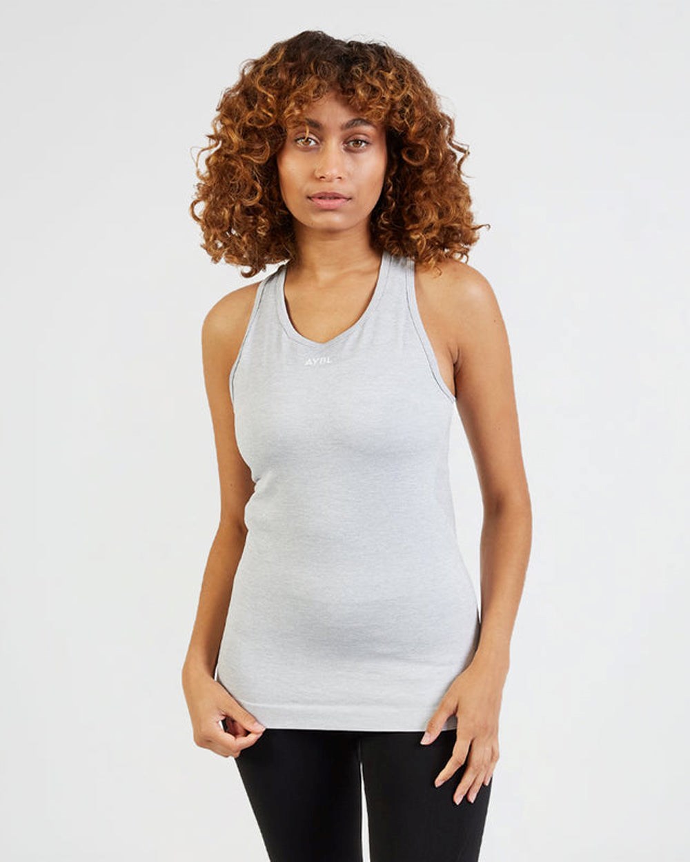 AYBL Motion Seamless Vest Głęboka Szare | 827396-CRB