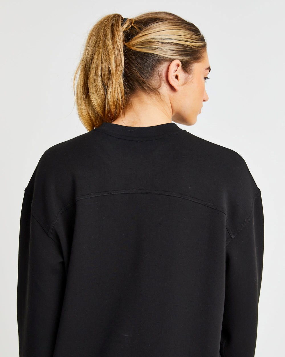 AYBL Oversized Jumper Czarne | 805193-FQM