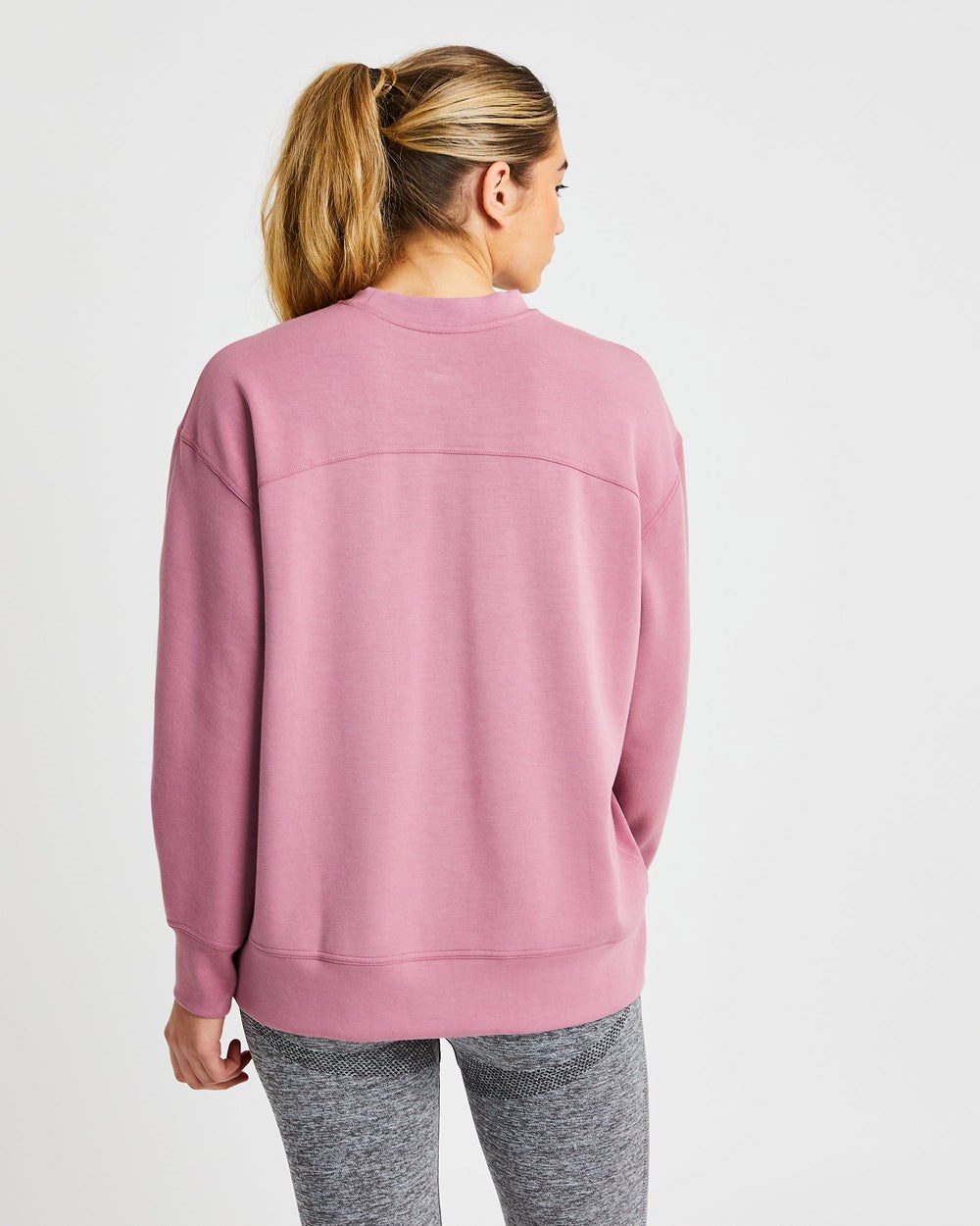 AYBL Oversized Jumper Różowe Różowe | 537208-WVA