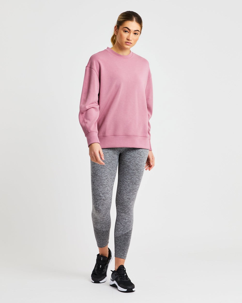 AYBL Oversized Jumper Różowe Różowe | 537208-WVA