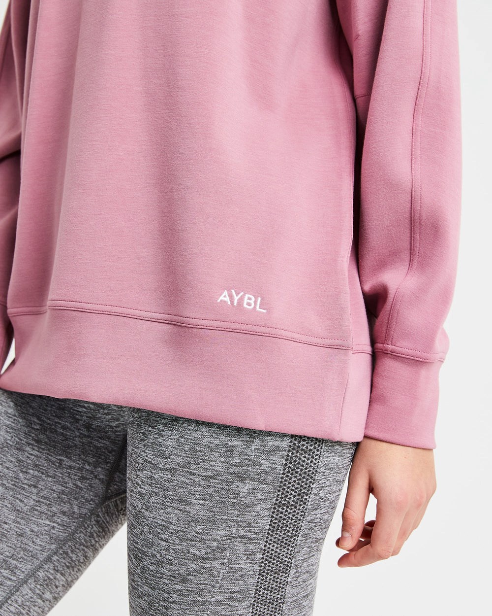 AYBL Oversized Jumper Różowe Różowe | 537208-WVA