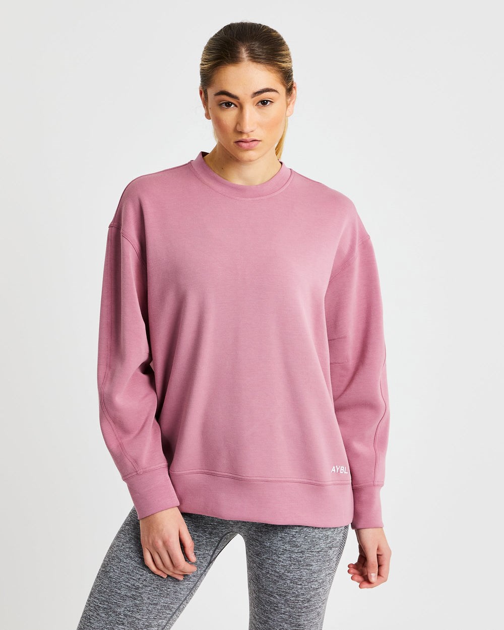 AYBL Oversized Jumper Różowe Różowe | 537208-WVA