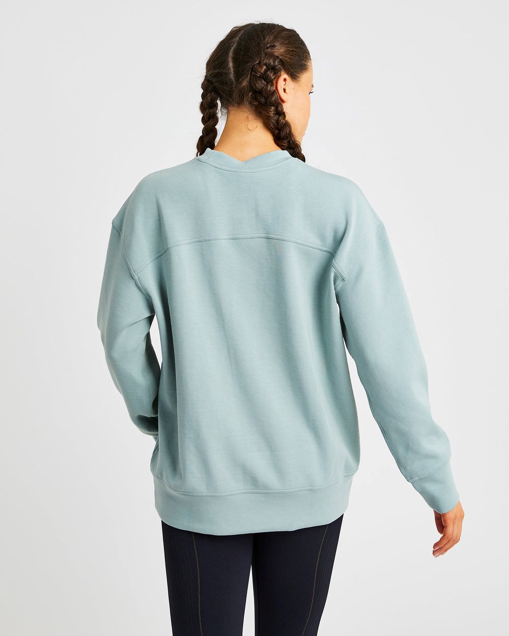 AYBL Oversized Jumper Zielone | 963410-CHV