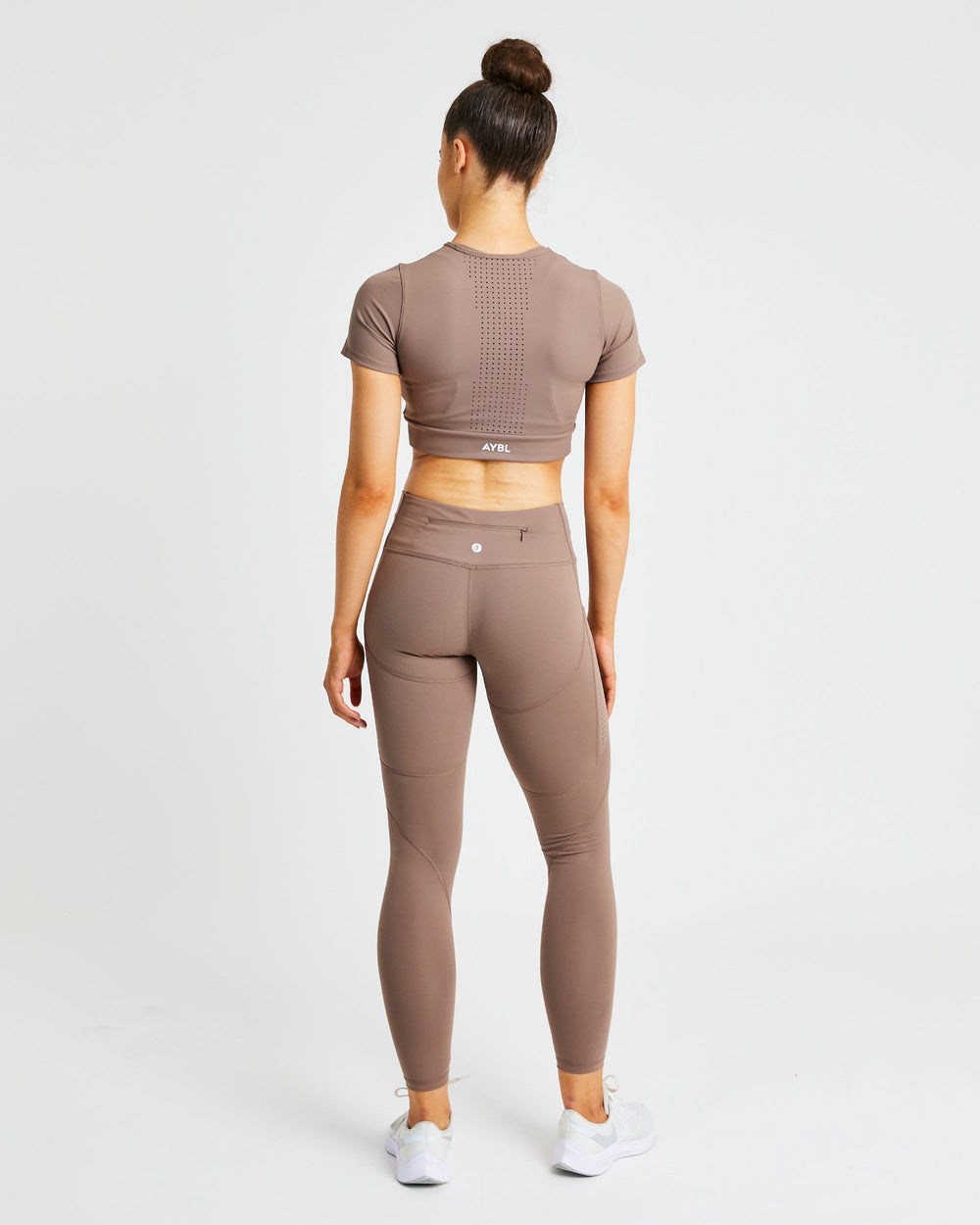 AYBL Pace Leggings Brązowe | 450132-RHD