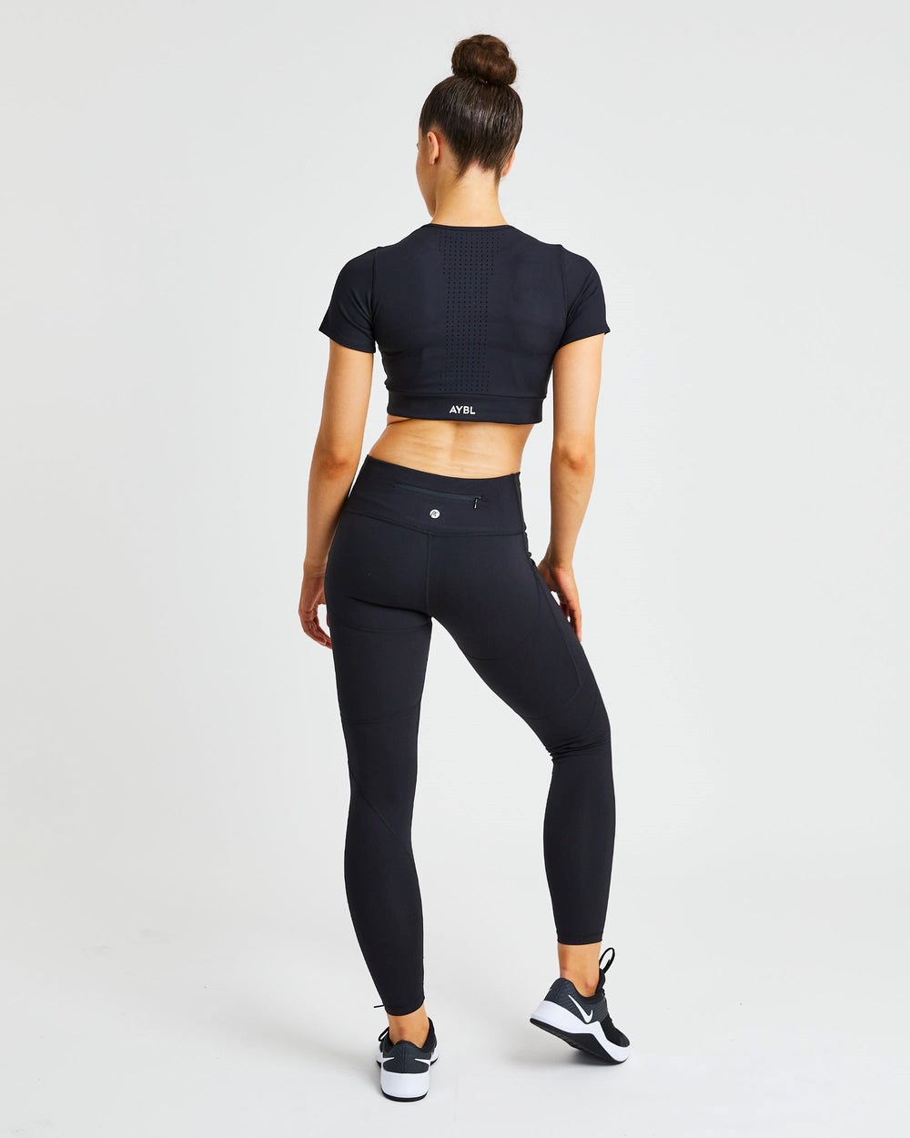 AYBL Pace Leggings Czarne | 517286-XVK