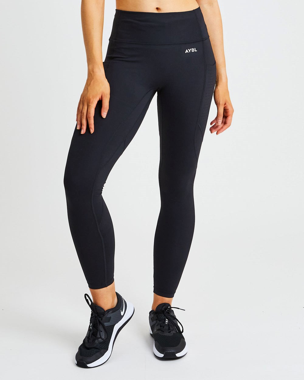 AYBL Pace Leggings Czarne | 517286-XVK