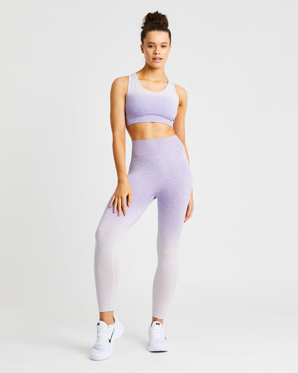 AYBL Pulse Ombré Seamless Leggings Lilac | 537192-MOR