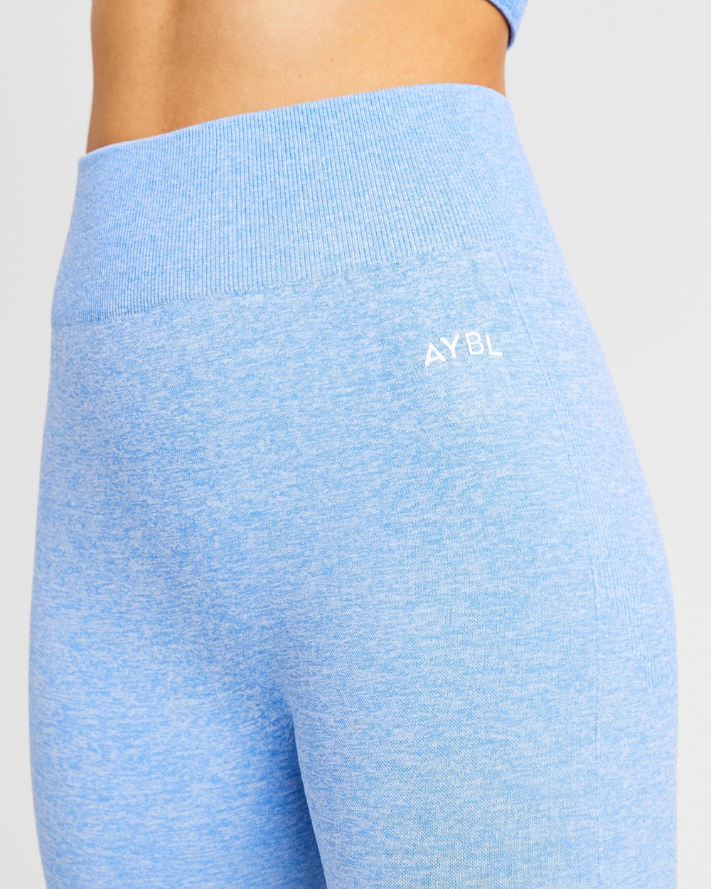 AYBL Pulse Ombré Seamless Leggings Niebieskie | 690572-CBL