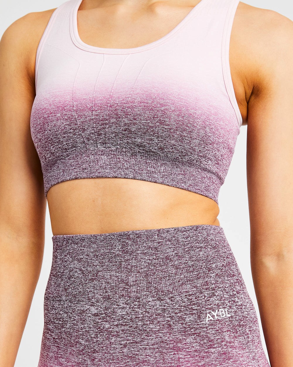 AYBL Pulse Ombré Seamless Sports Bra Plum | 176308-GHD