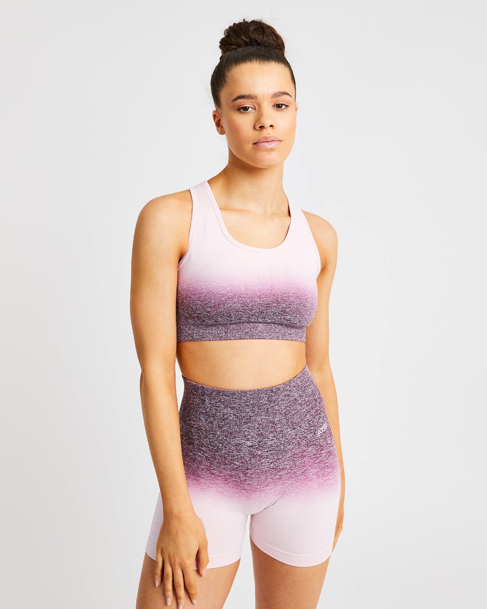 AYBL Pulse Ombré Seamless Sports Bra Plum | 176308-GHD