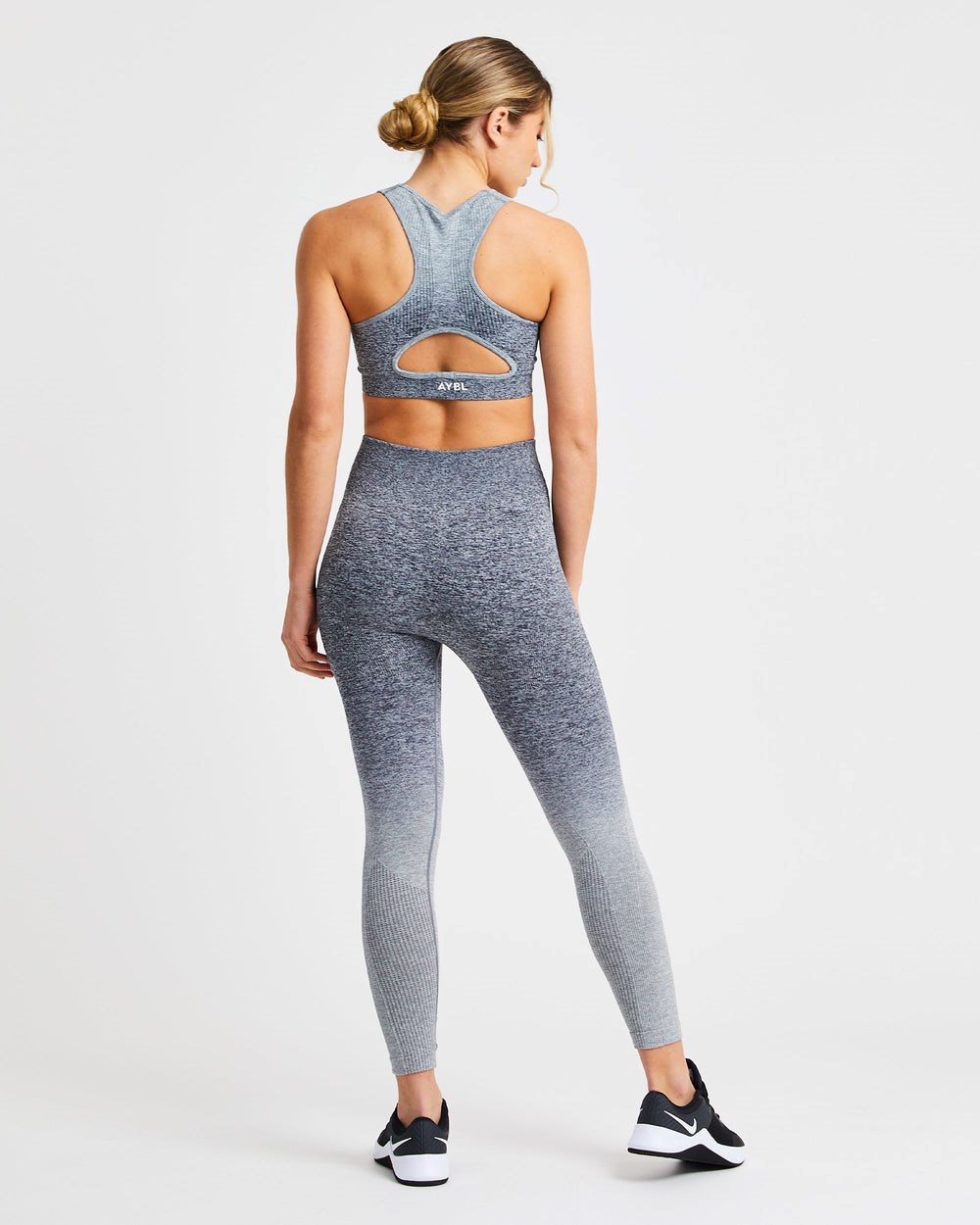 AYBL Pulse Ombré Seamless Sports Bra Szare | 645728-JBF