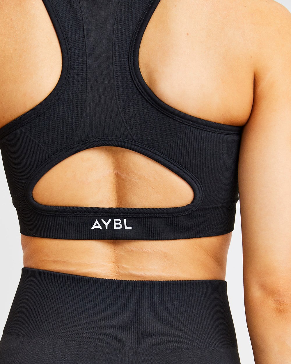 AYBL Pulse Seamless Sports Bra Czarne | 924160-GZC