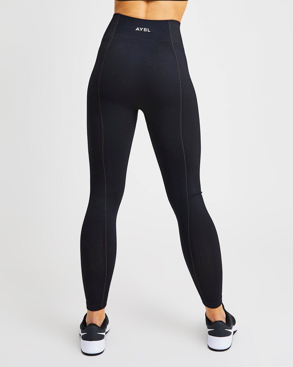 AYBL Reflex Seamless Leggings Czarne | 719465-YDV