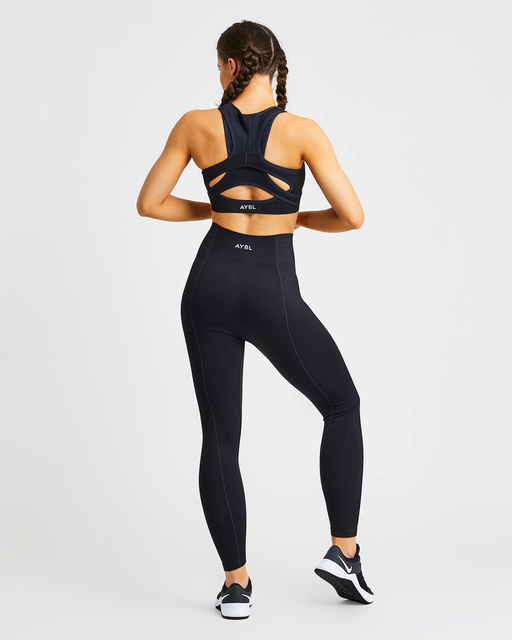 AYBL Reflex Seamless Leggings Czarne | 719465-YDV