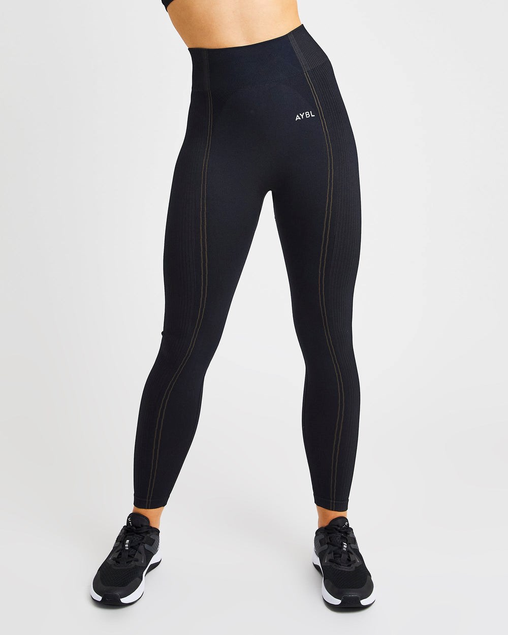 AYBL Reflex Seamless Leggings Czarne | 719465-YDV