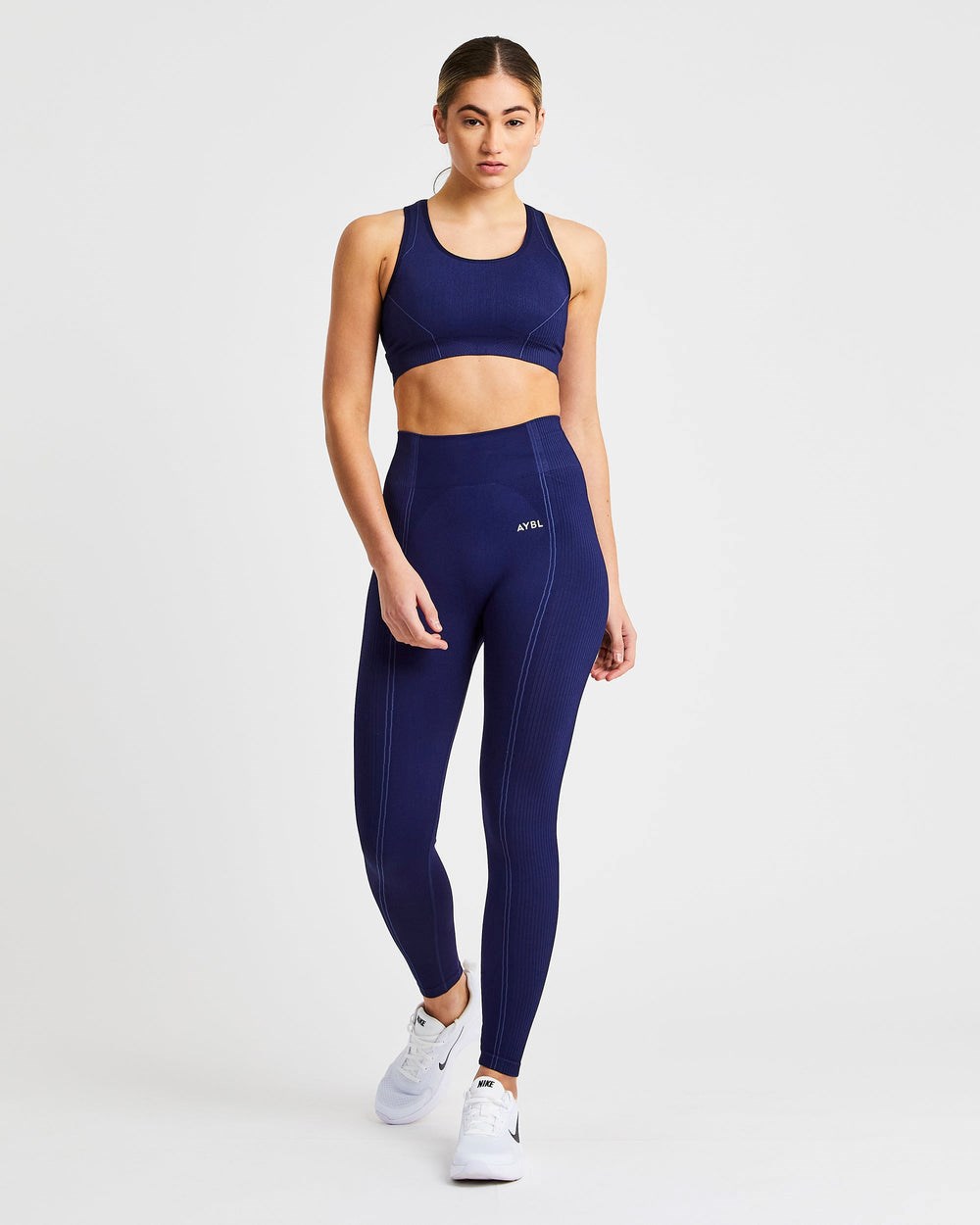 AYBL Reflex Seamless Leggings Królewski Niebieski Niebieskie | 759632-QIW