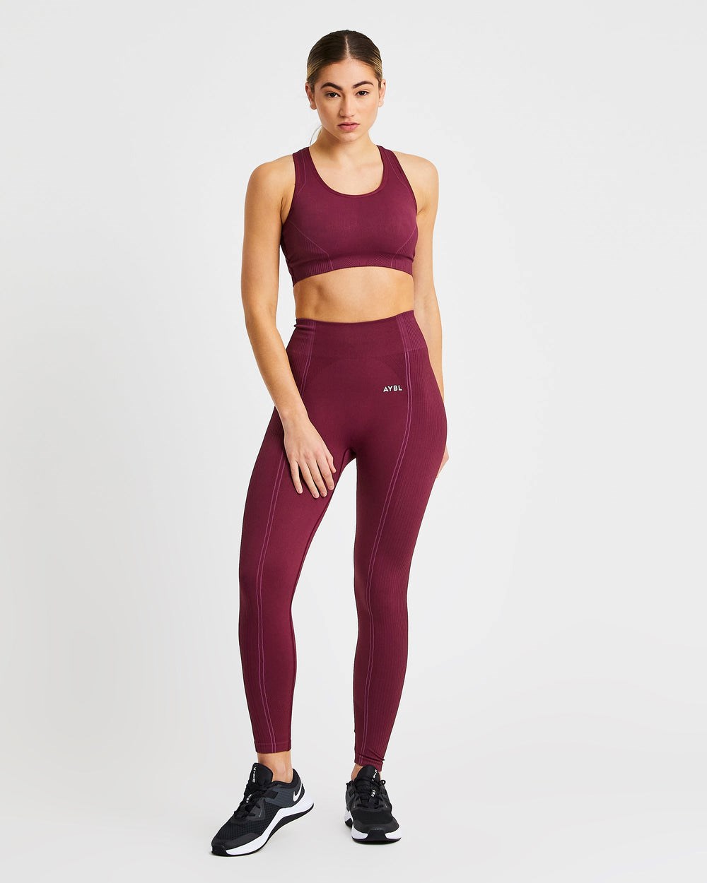 AYBL Reflex Seamless Leggings Plum | 491680-ZLS