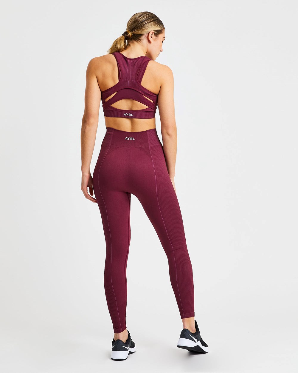 AYBL Reflex Seamless Leggings Plum | 491680-ZLS