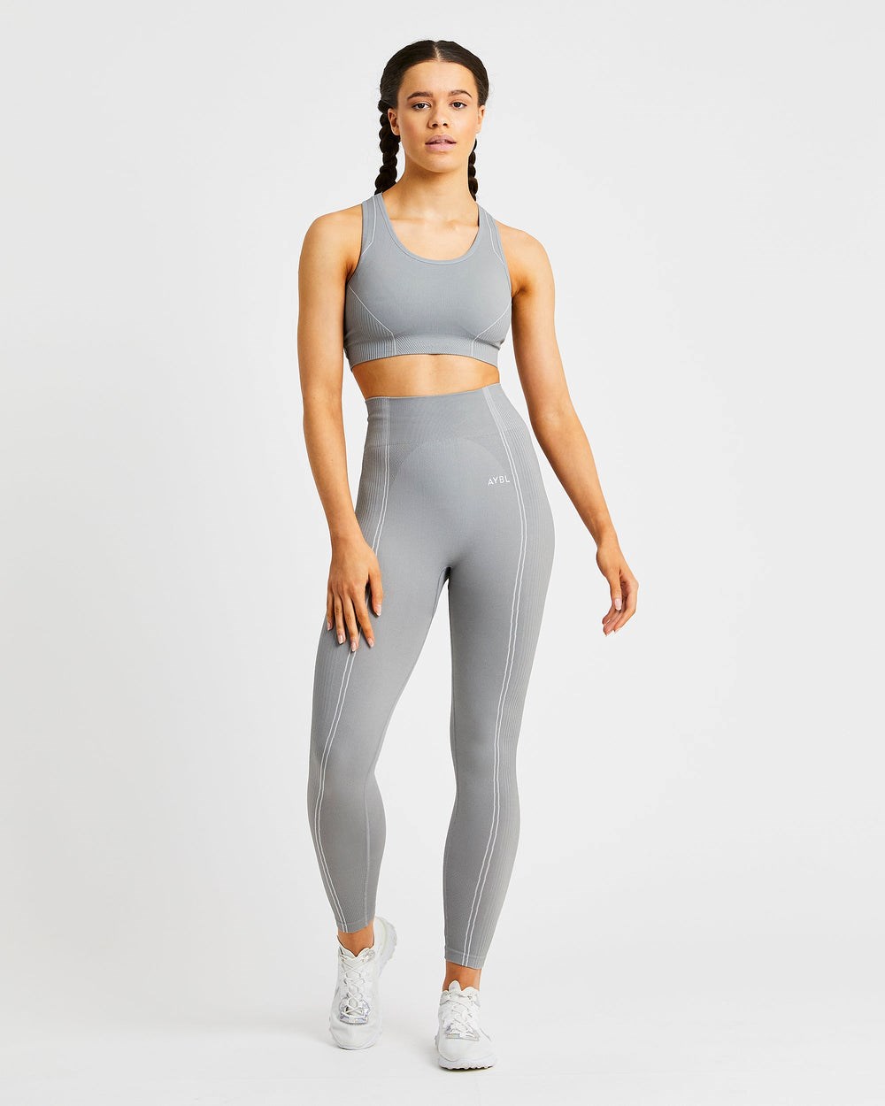 AYBL Reflex Seamless Leggings Szare | 456837-DFM