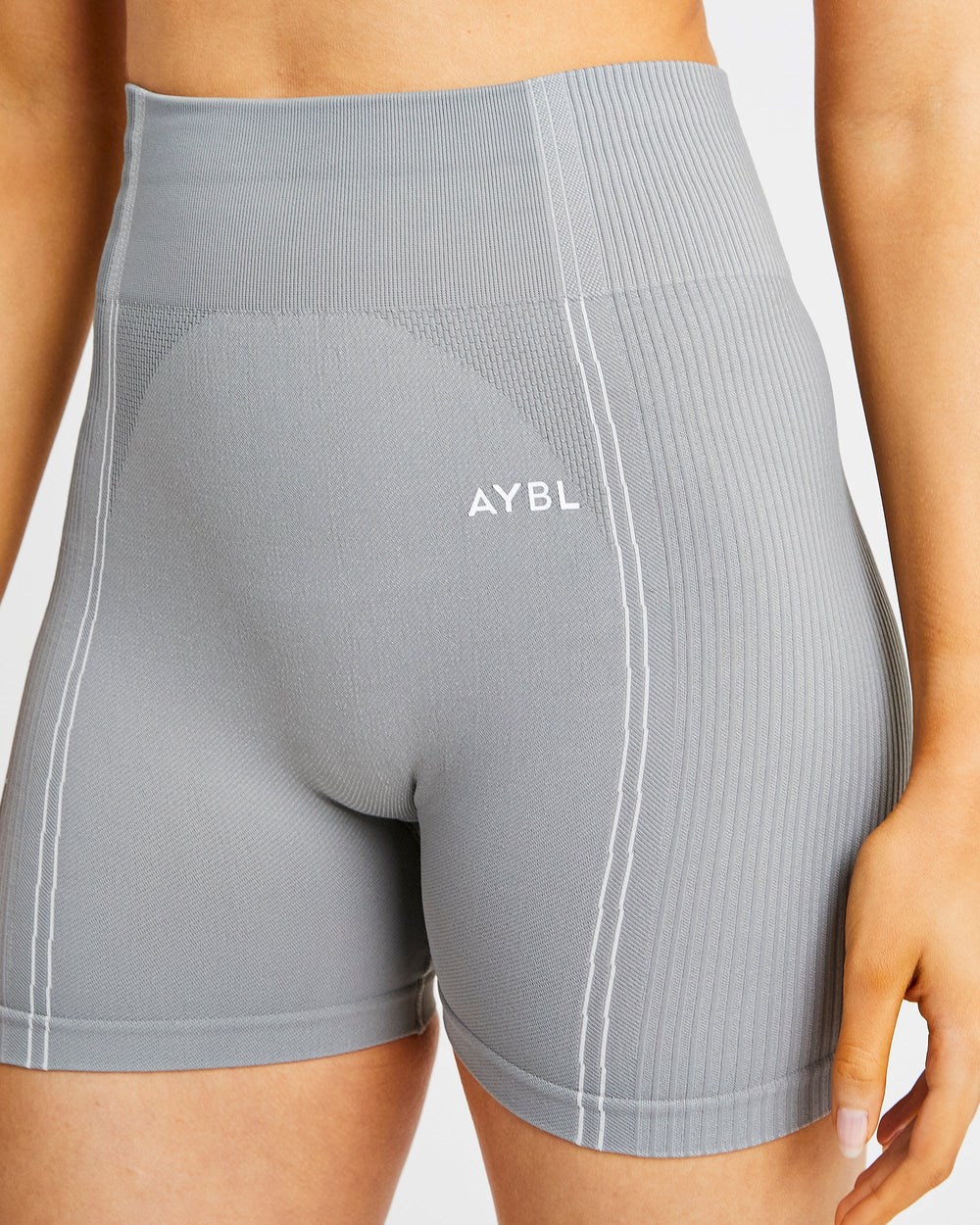 AYBL Reflex Seamless Shorts Szare | 305279-NJG