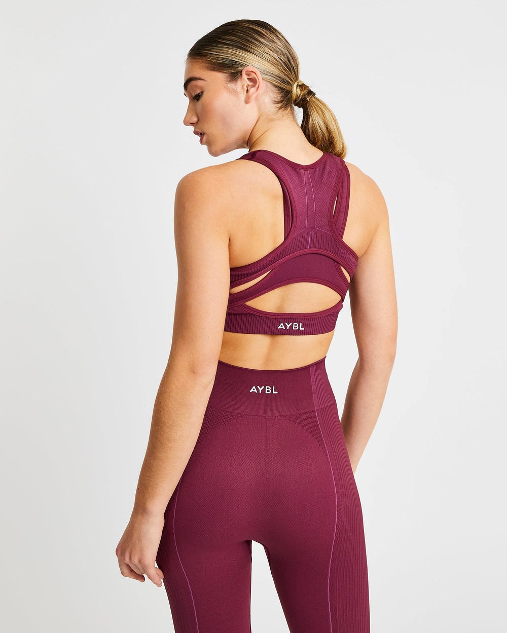 AYBL Reflex Seamless Sports Bra Plum | 034728-PGM