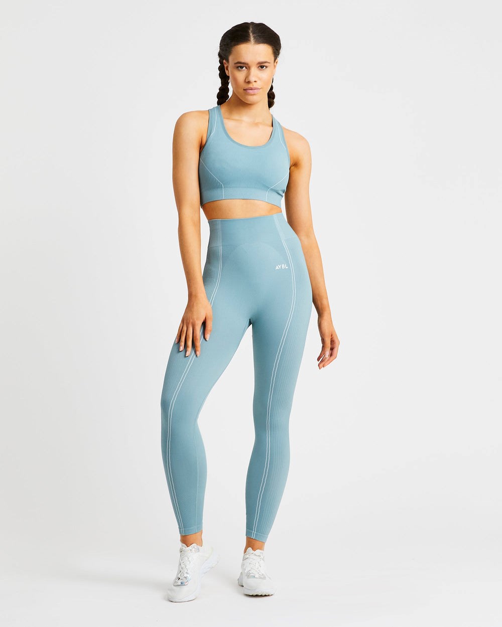 AYBL Reflex Seamless Sports Bra Teal | 326087-DPS