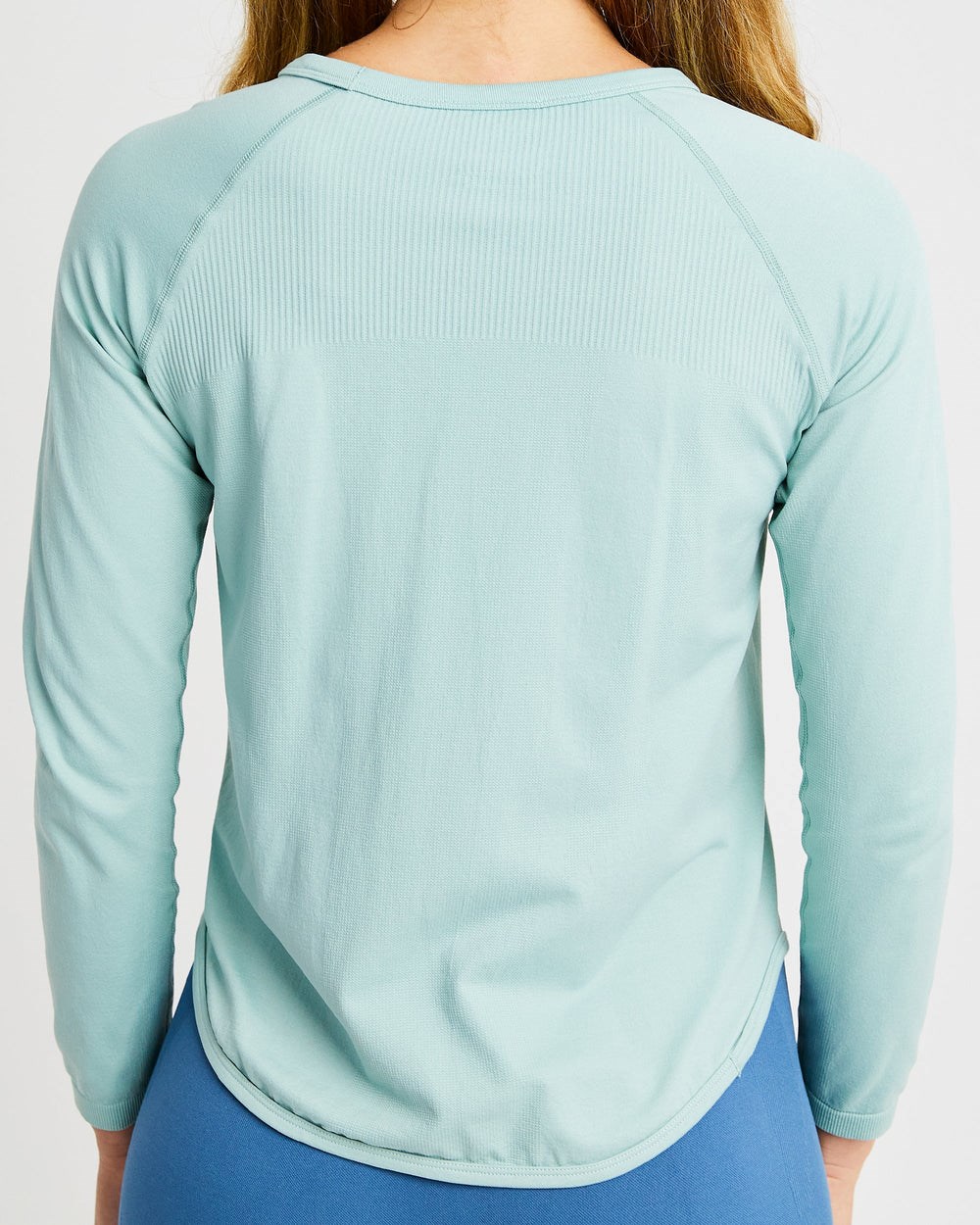 AYBL Reform Seamless Long Sleeve T Shirt Zielone | 467015-PIJ