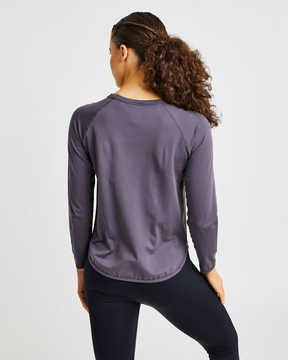 AYBL Reform Seamless Long Sleeve T Shirt Charcoal | 840753-XKR