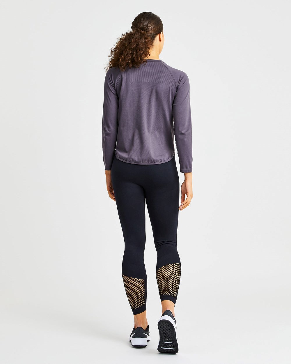 AYBL Reform Seamless Long Sleeve T Shirt Charcoal | 840753-XKR