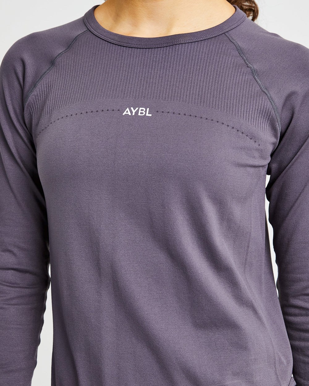 AYBL Reform Seamless Long Sleeve T Shirt Charcoal | 840753-XKR