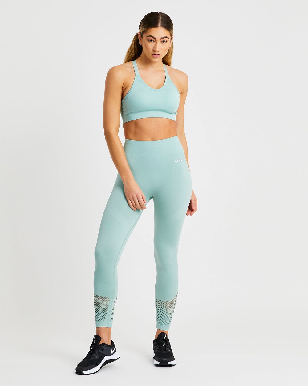 AYBL Reform Seamless Sports Bra Zielone | 842176-MEX