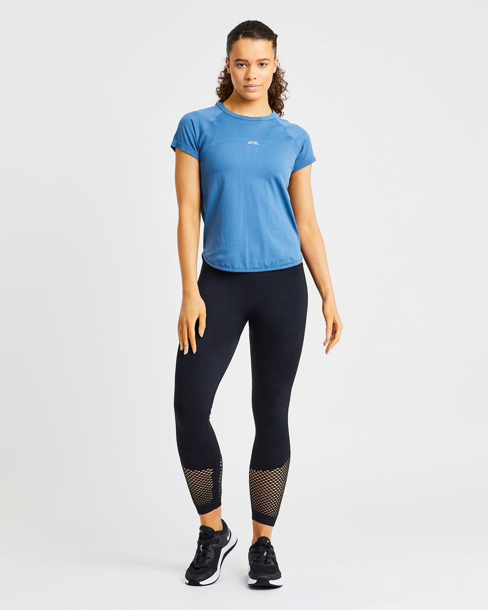 AYBL Reform Seamless T Shirt Niebieskie | 691035-TSD