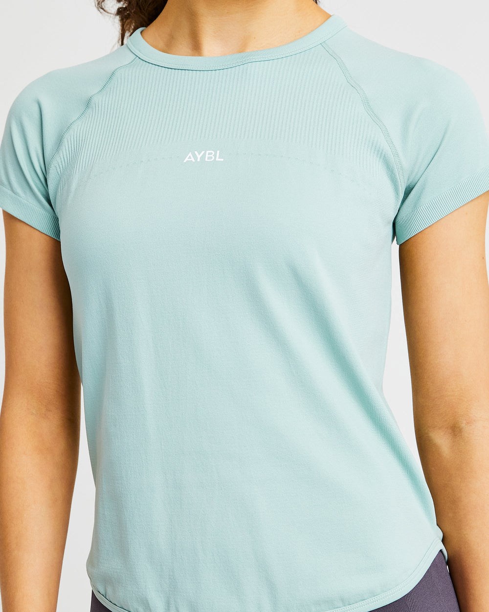 AYBL Reform Seamless T Shirt Zielone | 043857-UPQ