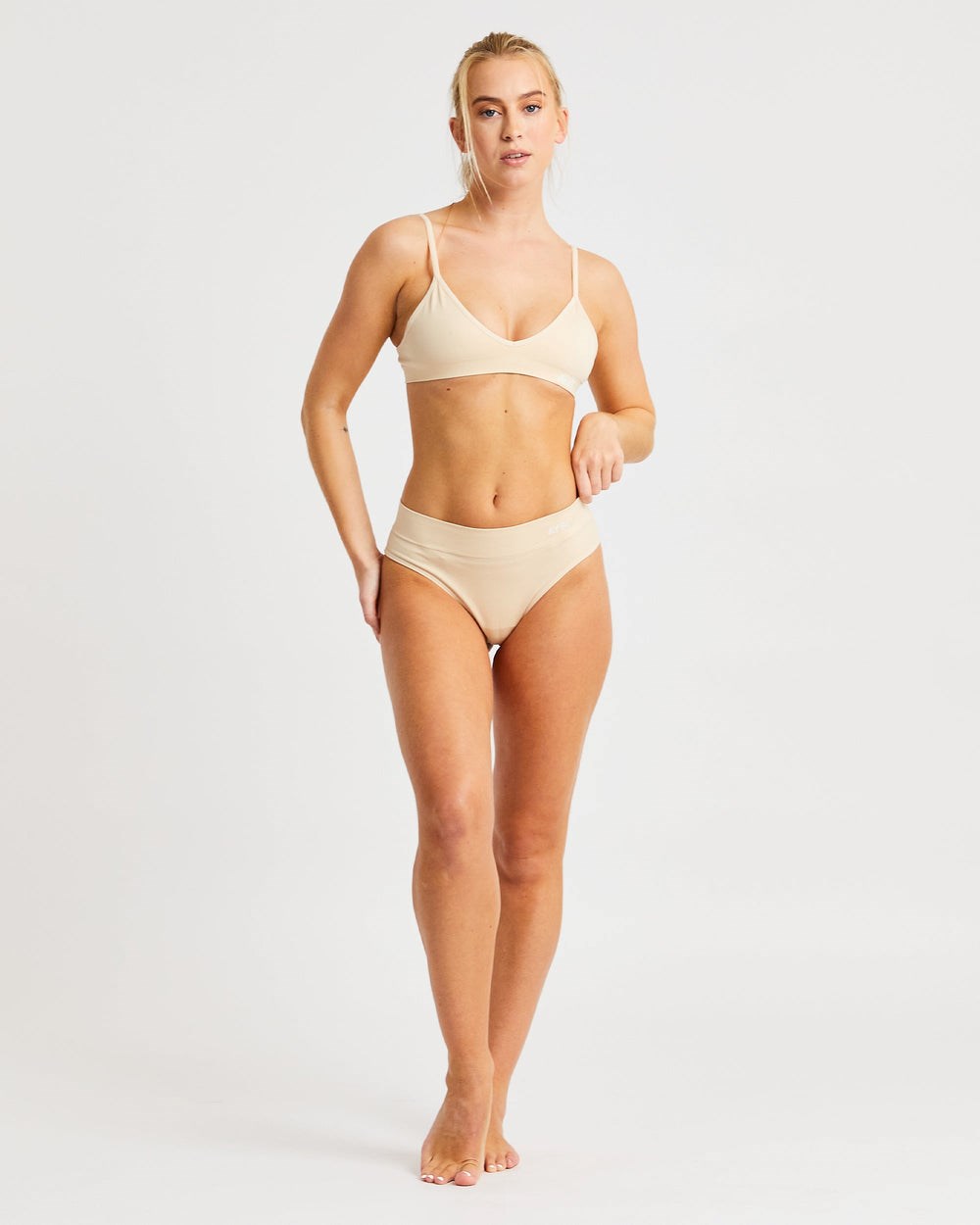 AYBL Seamless High Rise Stringi Nude | 347519-OBH