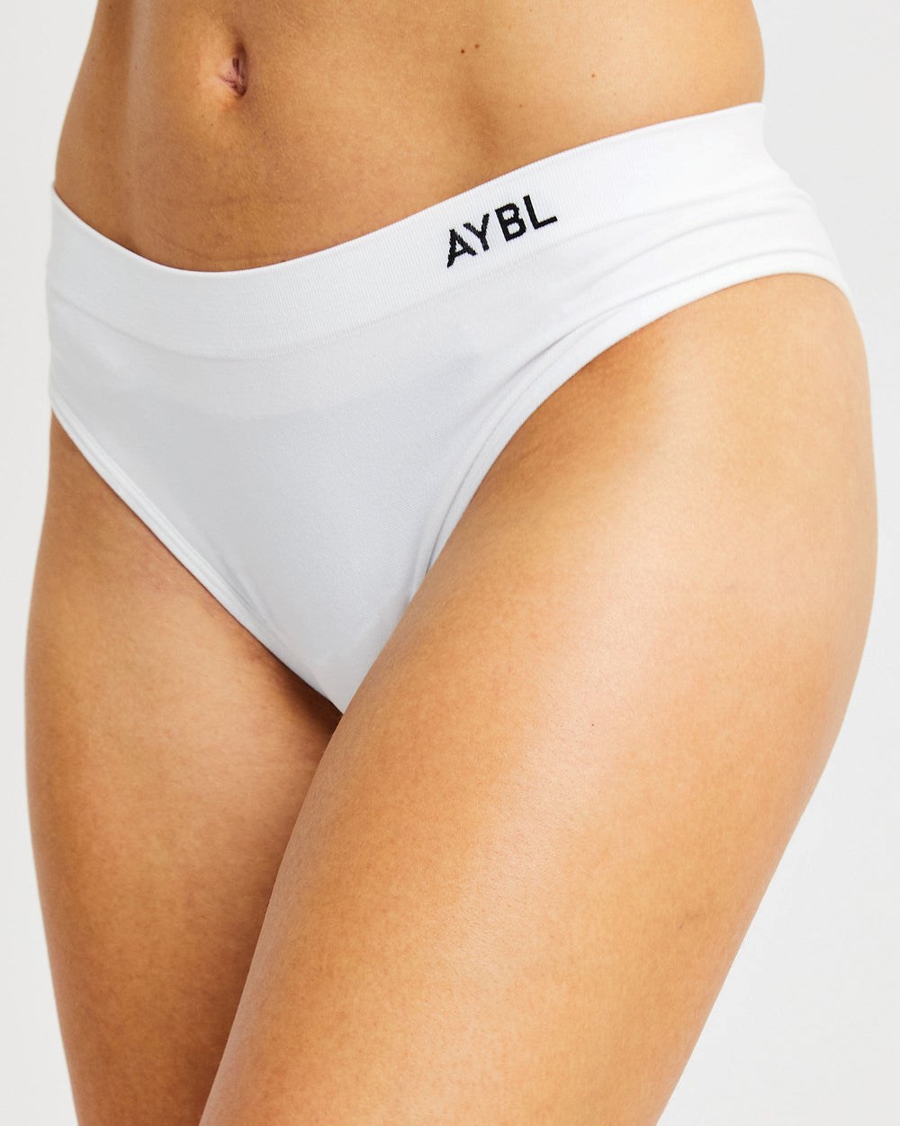 AYBL Seamless Hipsters Białe | 827014-XRW