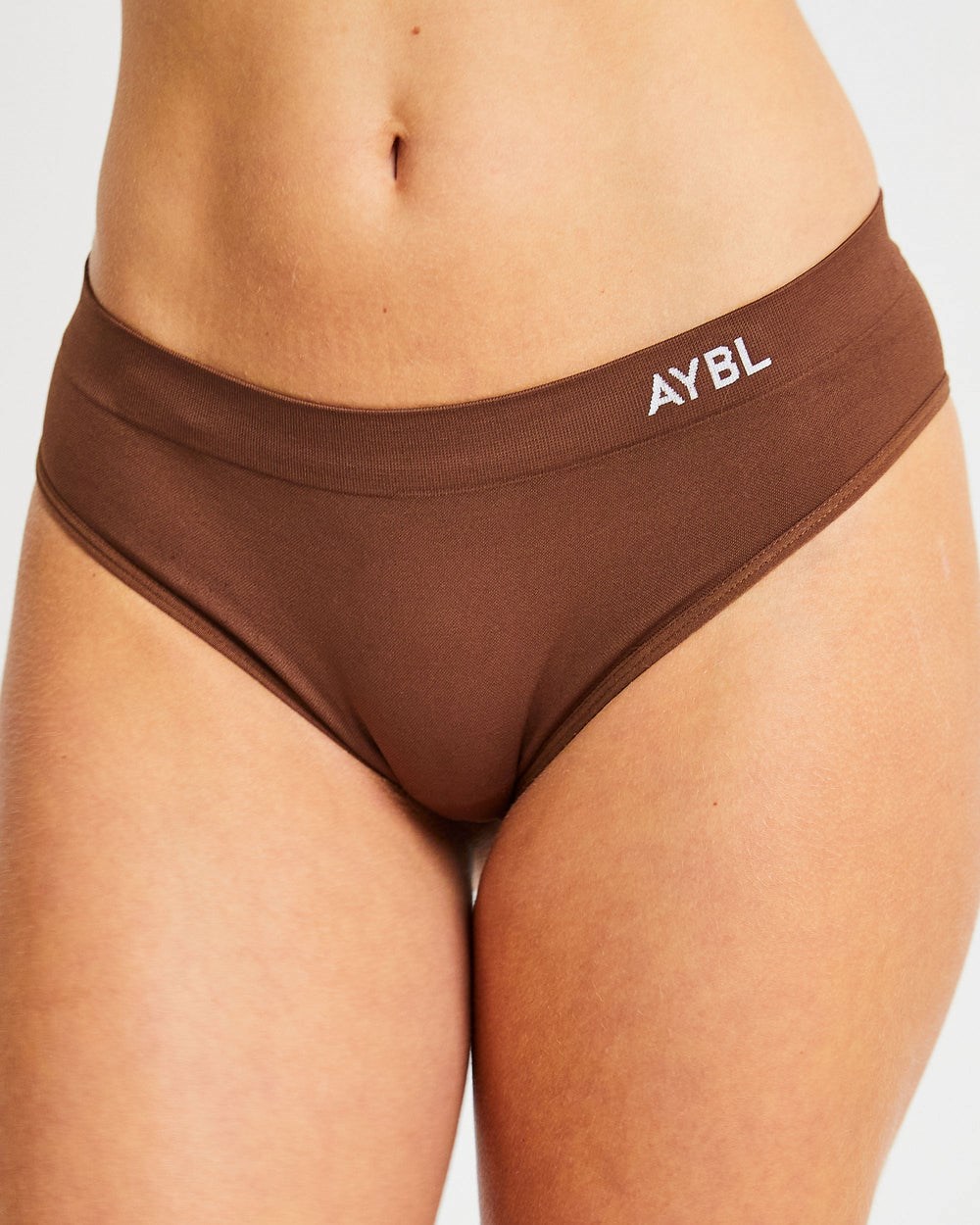 AYBL Seamless Hipsters Brązowe | 425697-FRZ